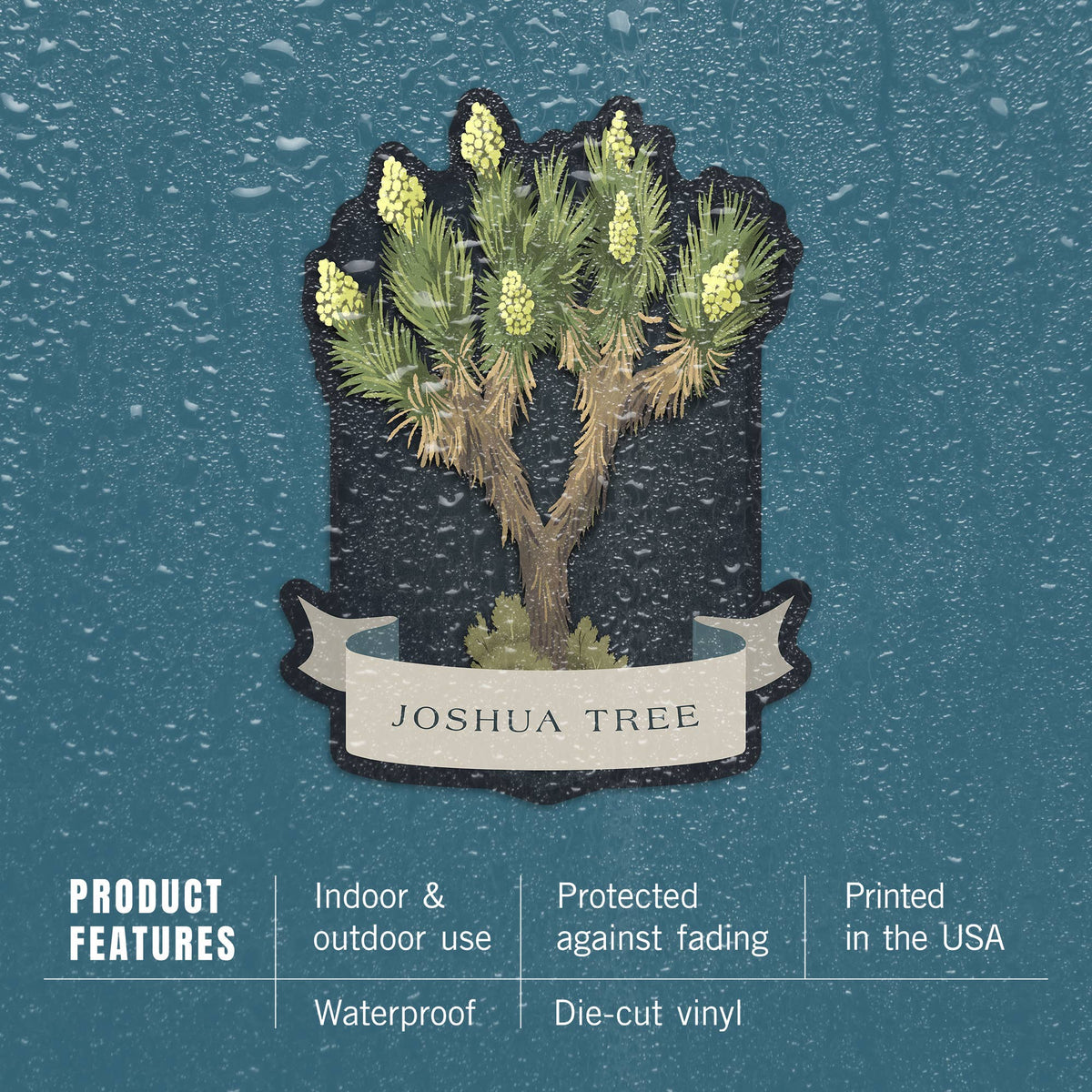 Joshua Tree Vintage Flora Mini Sticker