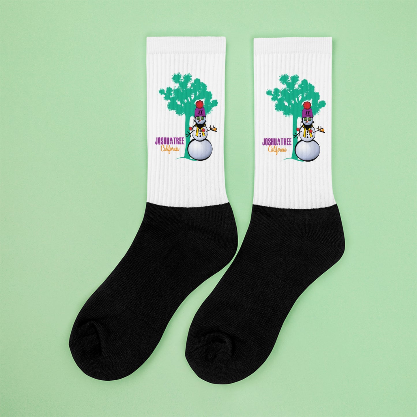 Joshua Tree Snowman Socks