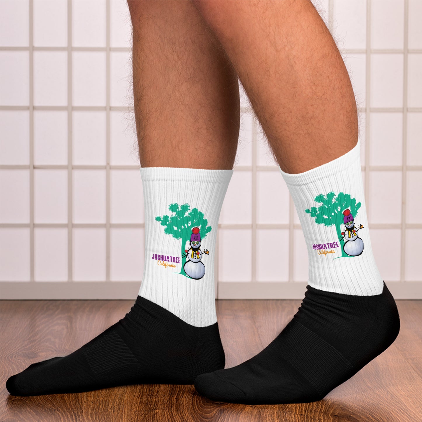 Joshua Tree Snowman Socks