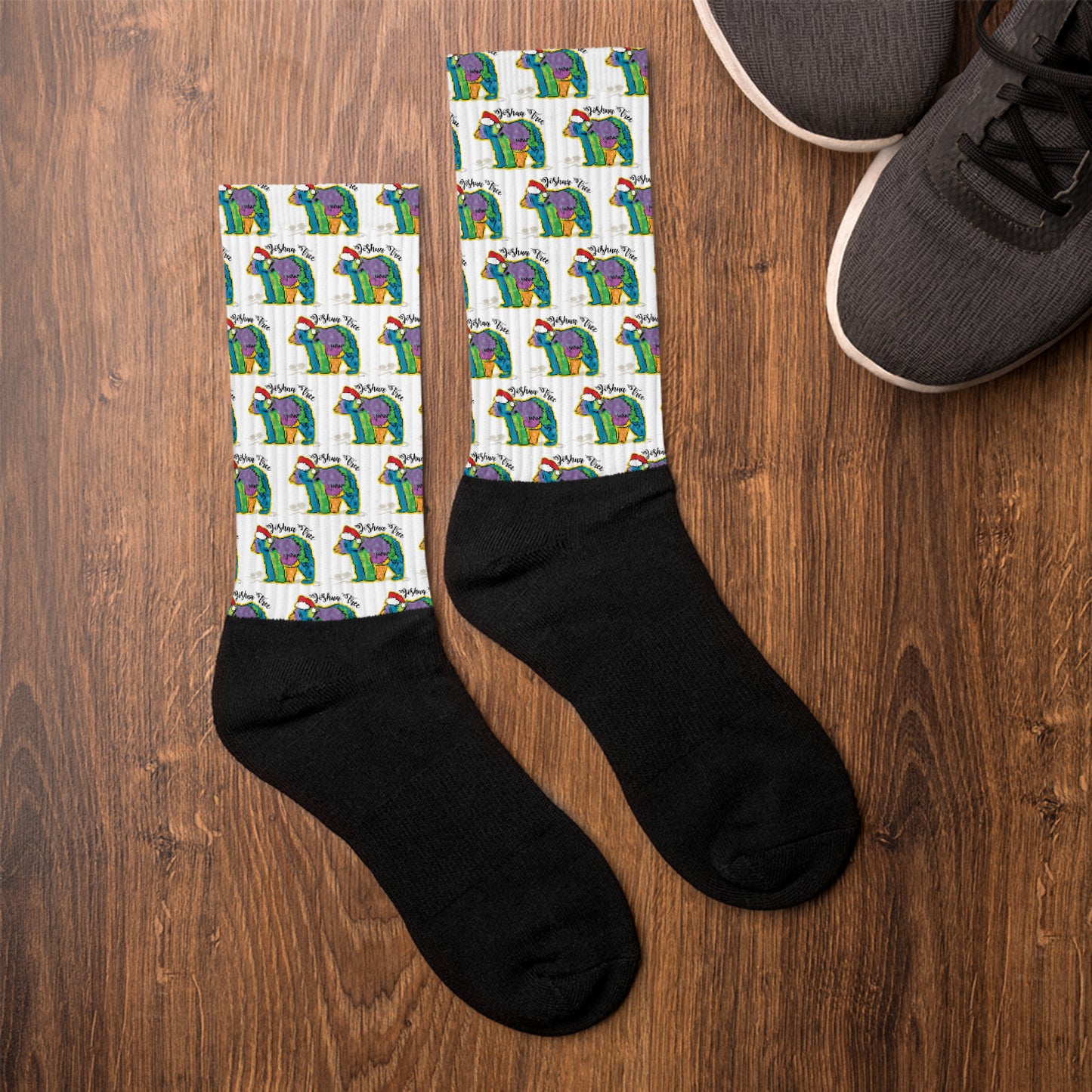 California Bear Holiday Socks