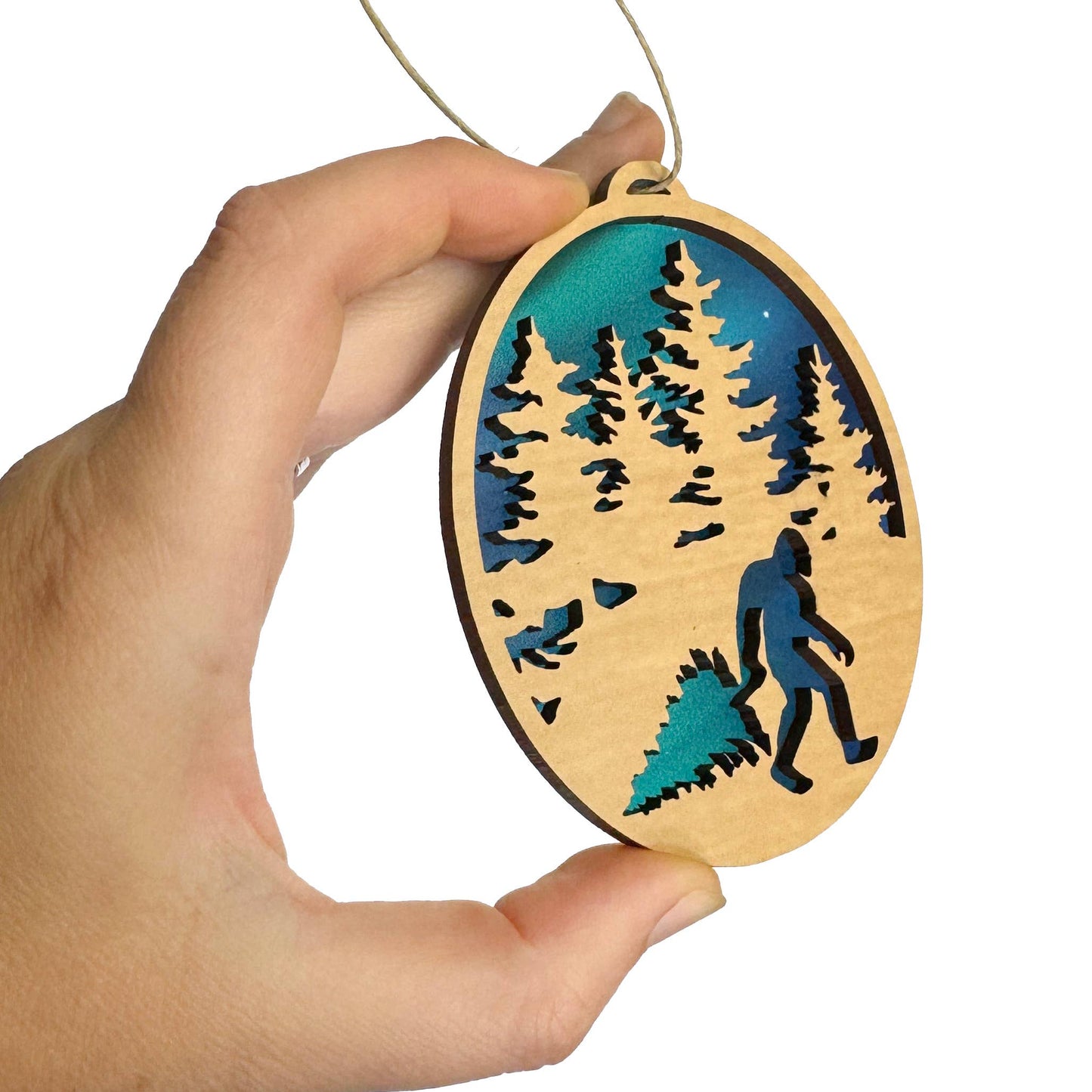 Sasquatch Forest Ornament