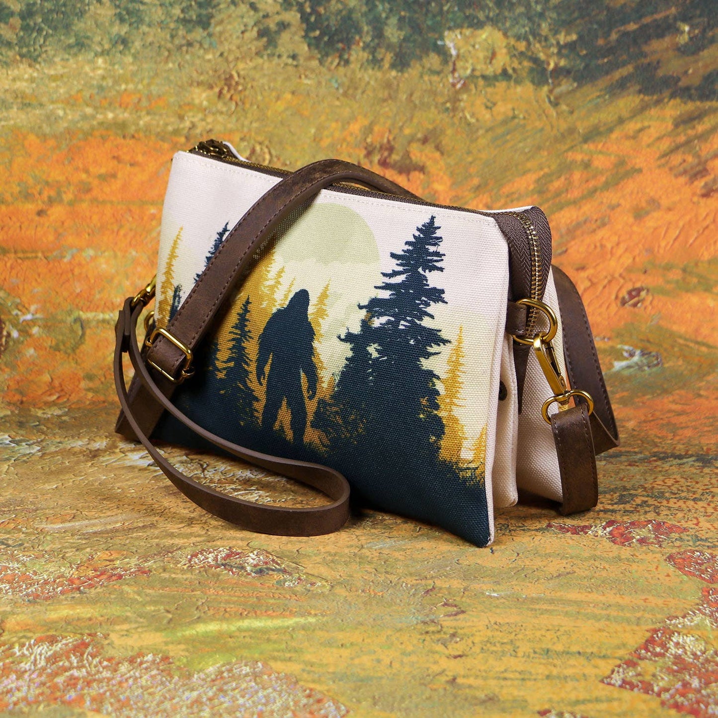 Bigfoot Canvas Crossbody Bag