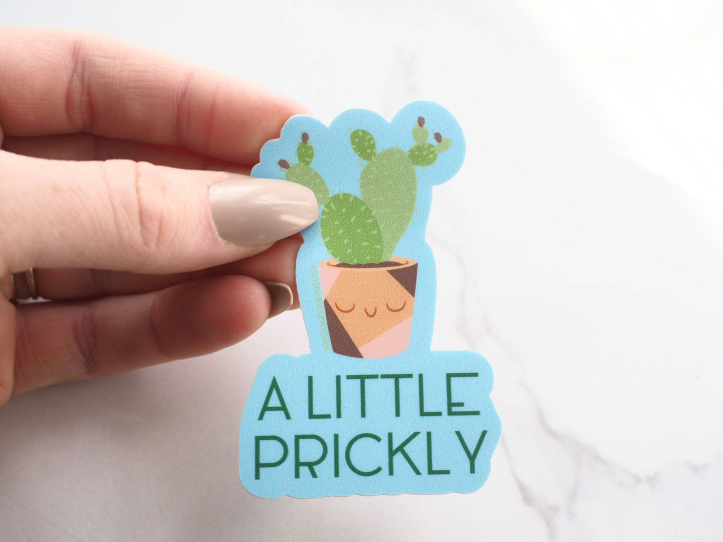 A Little Prickly Cactus Sticker