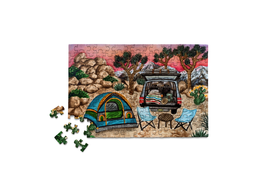 Joshua National Park Mini Jigsaw Puzzle