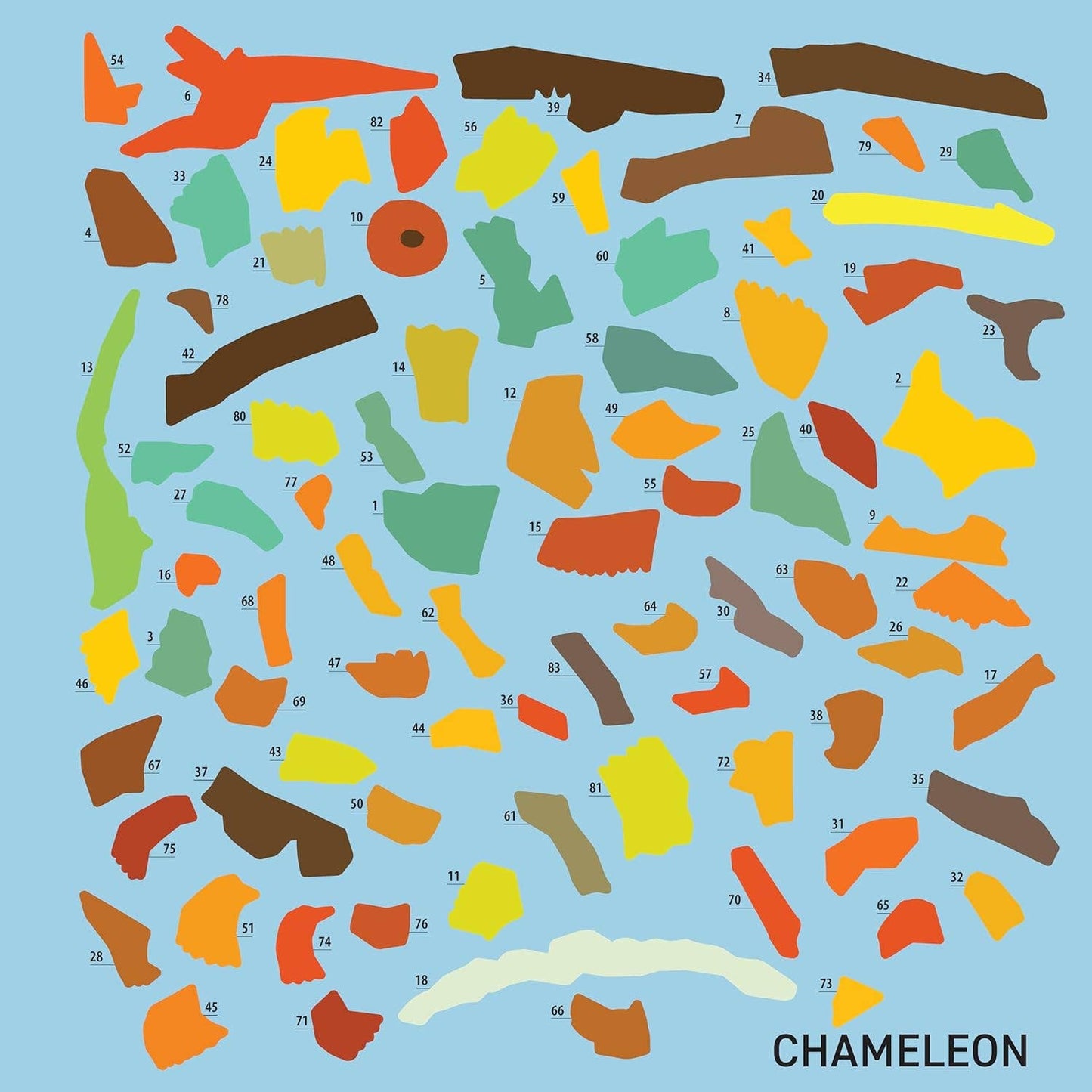 My Sticker Paintings: Reptiles