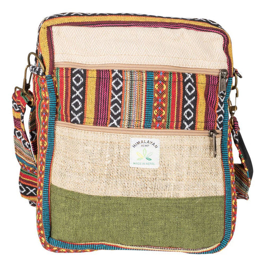 Hemp Multicolored Crossbody Bag