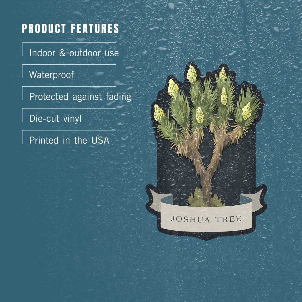 Joshua Tree Vintage Flora Sticker