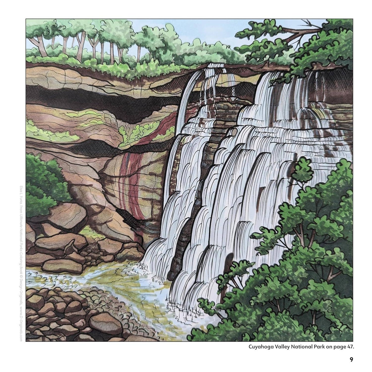 Ultimate National Parks Coloring Book