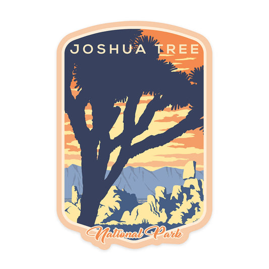 Joshua Tree National Park Lithograph 2 Vinyl Sticker