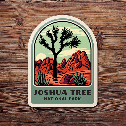 Joshua Tree National Park Green Vinyl Sticker