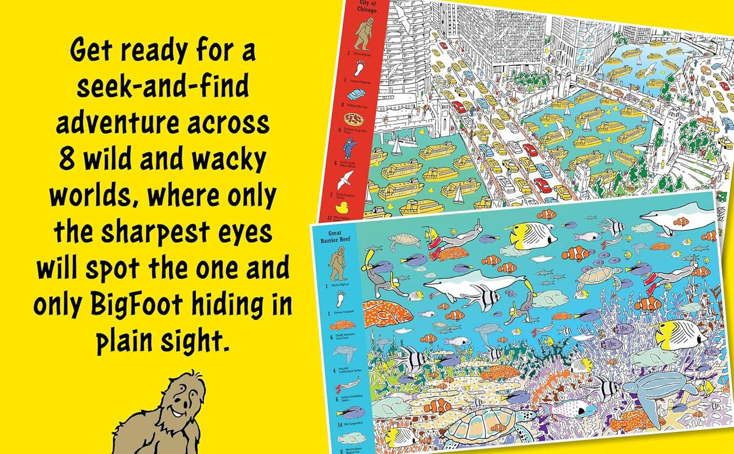 Big Book of Bigfoot Seek and Find Puzzle Board Activity Book