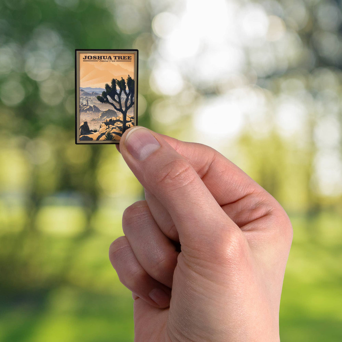 Joshua Tree National Park Lithograph Lapel Pin