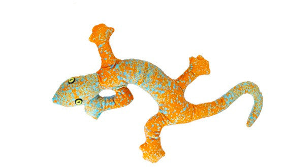 Stuffed Orange/Blue  Gecko Wishpet
Orange/Blue Gecko Plush
Magnetic Feet