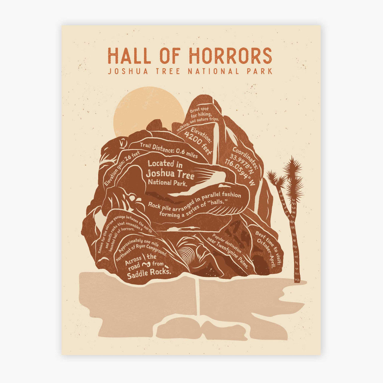 Hall of Horrors, Joshua Tree California, 11x14 Art Prints