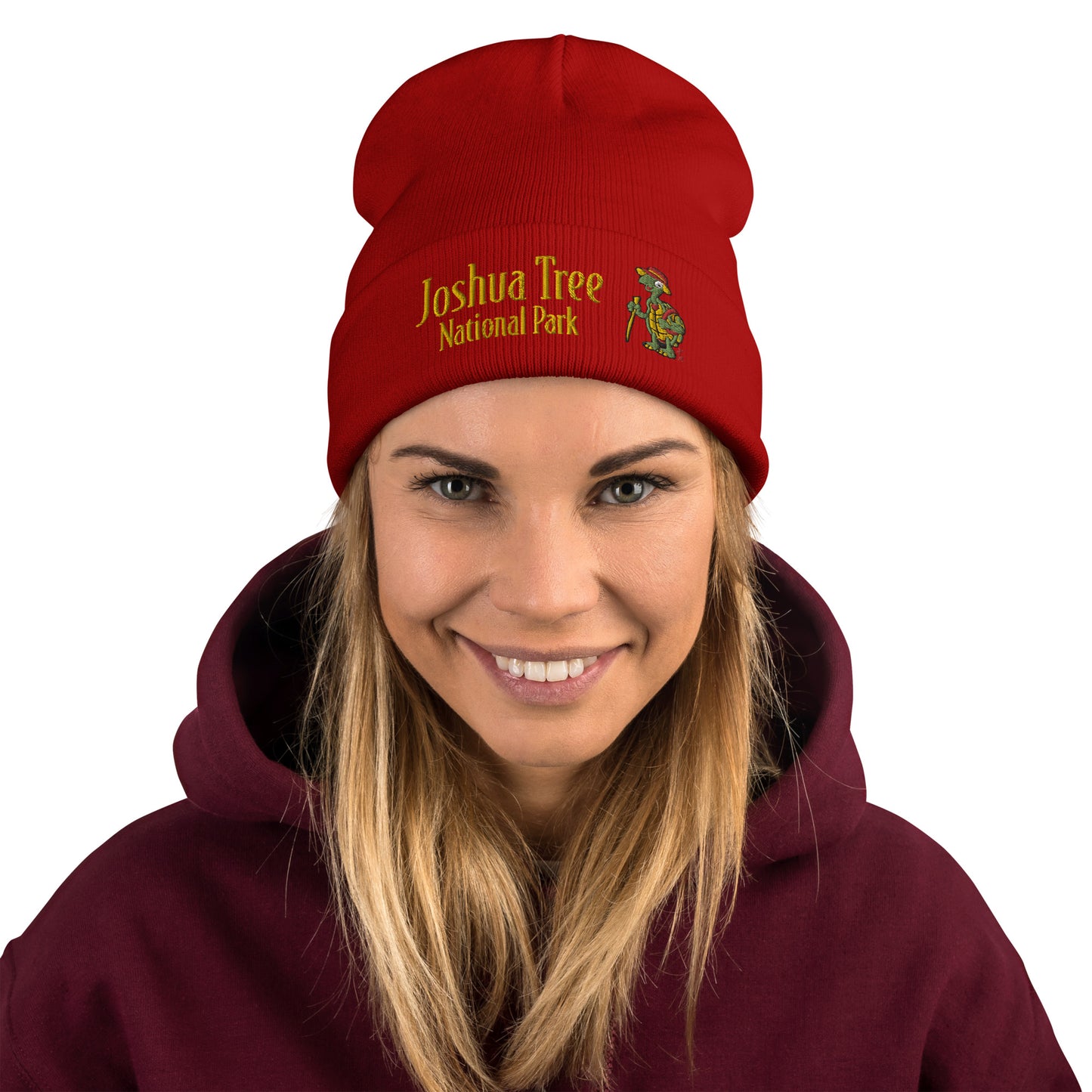 Tortoise of Joshua Tree Embroidered Beanie (in 3 colors)