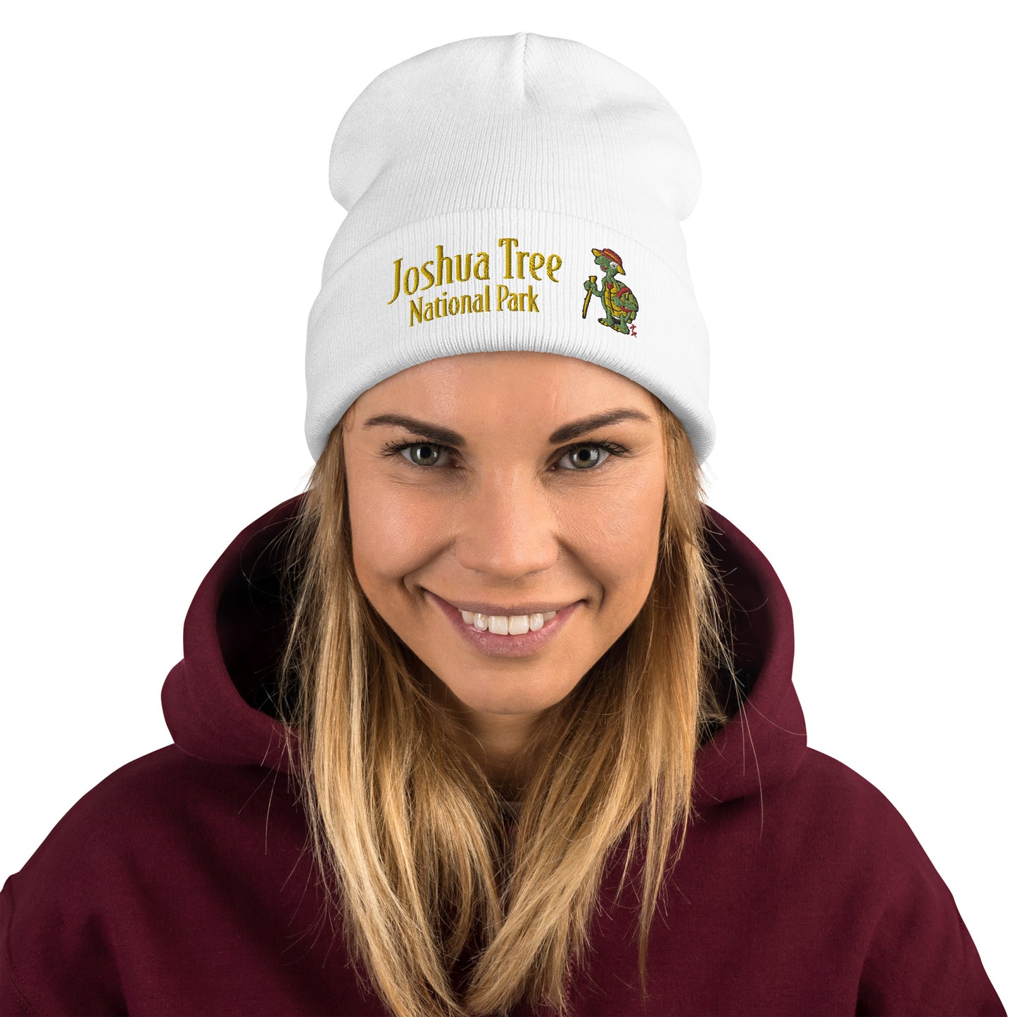 Tortoise of Joshua Tree Embroidered Beanie (in 3 colors)