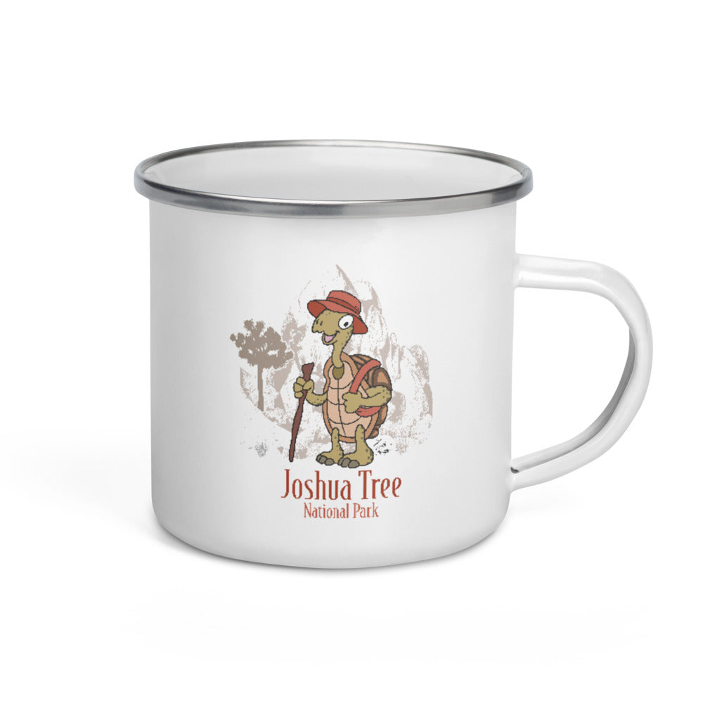 Enamel Mug Featuring the Tortoise of Joshua Tree National Park