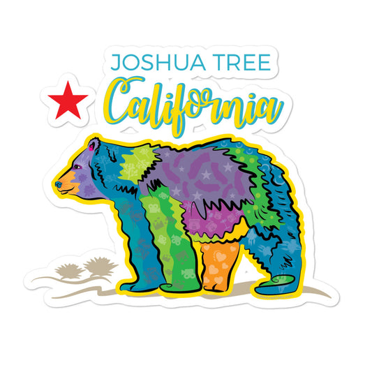 JT California Bear, Bubble-free Stickers (3 sizes)