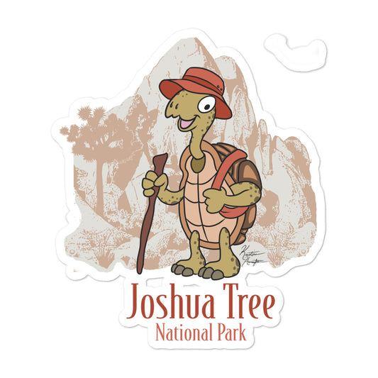 Joshua Tree Tortoise Bubble-free Stickers (3 sizes)