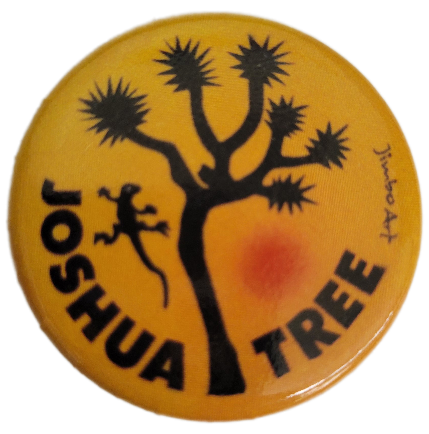 Joshua Tree Yellow Lizard Pin
