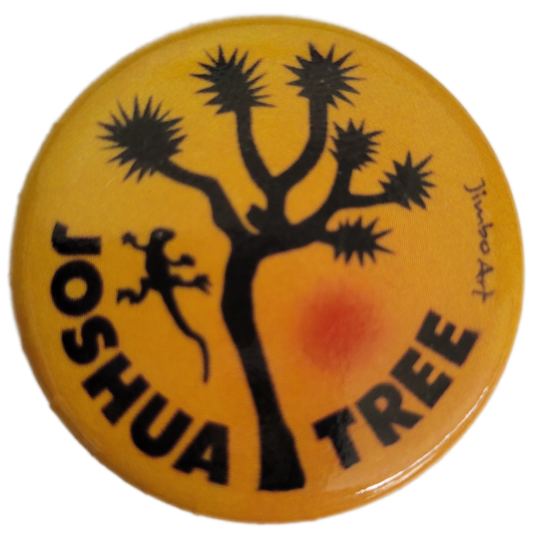 Joshua Tree Yellow Lizard Pin