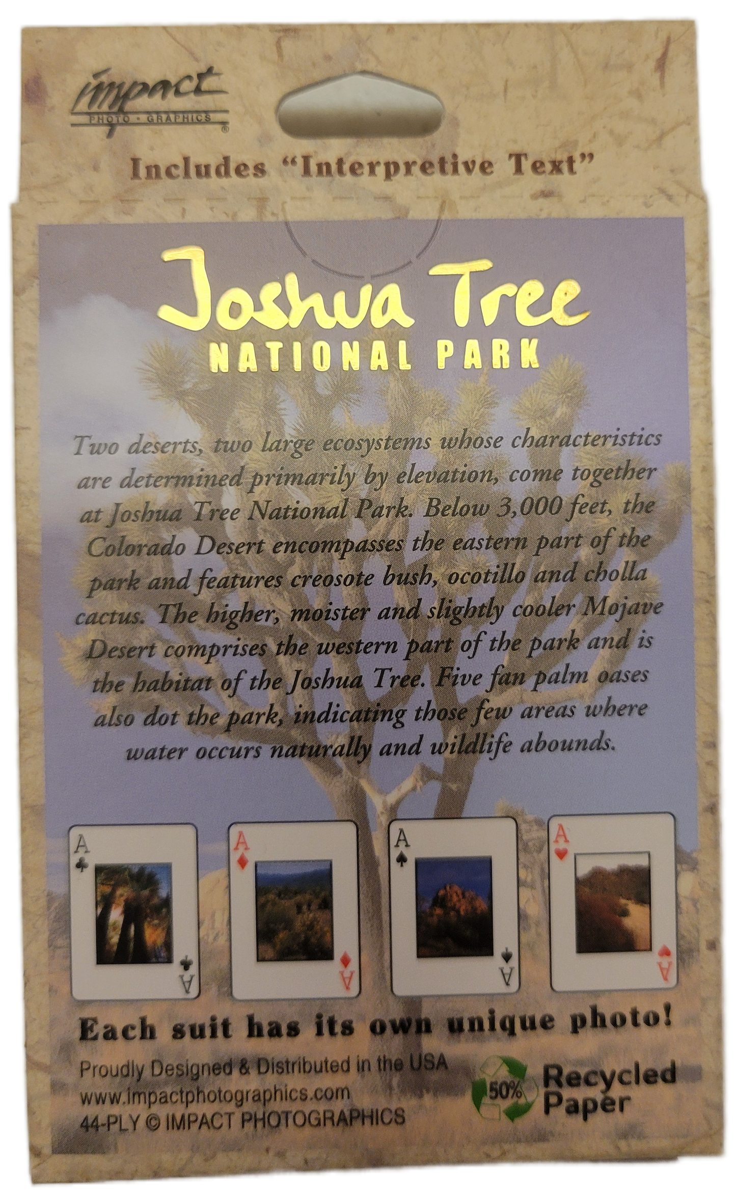 Joshua Tree National Park Playing Cards