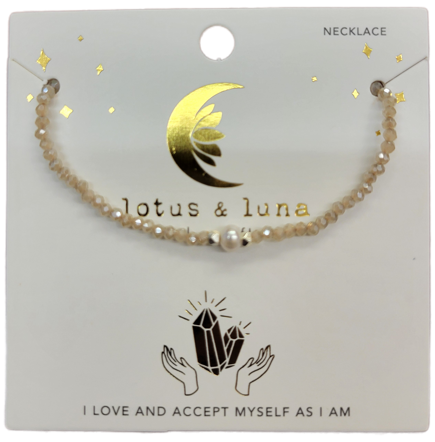 Goddess Crystal Stone Necklace