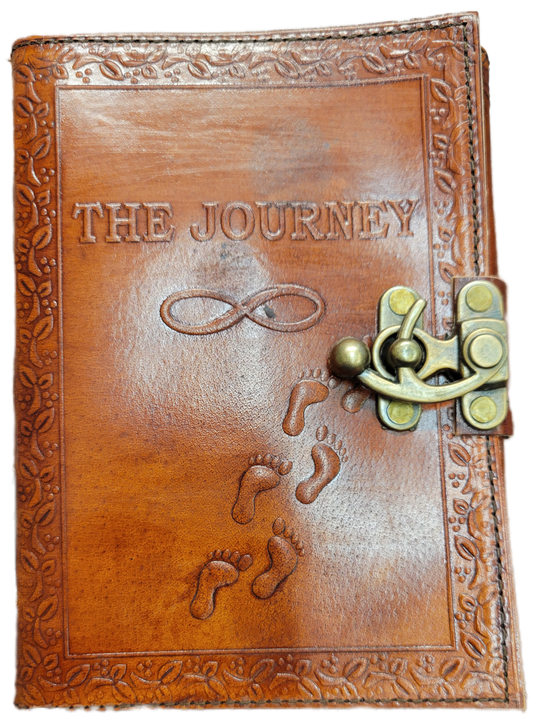 Leather Journey Embossed Journal