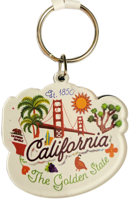 California Fun Keychain