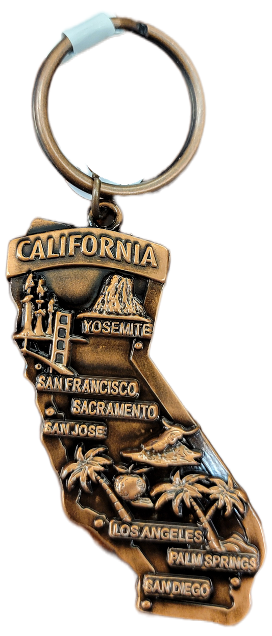 California Bronze Keychain
