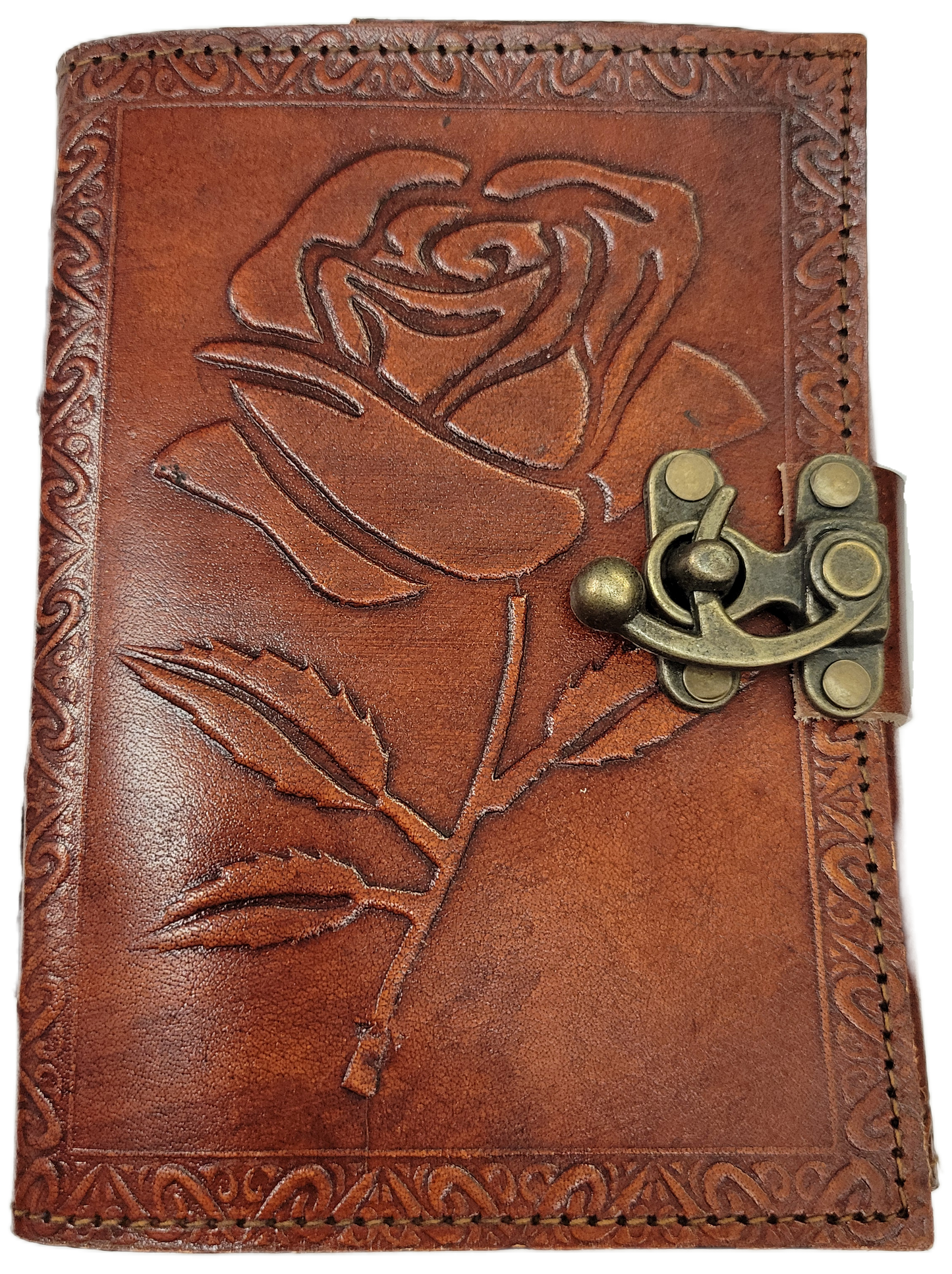 Leather Rose Journal