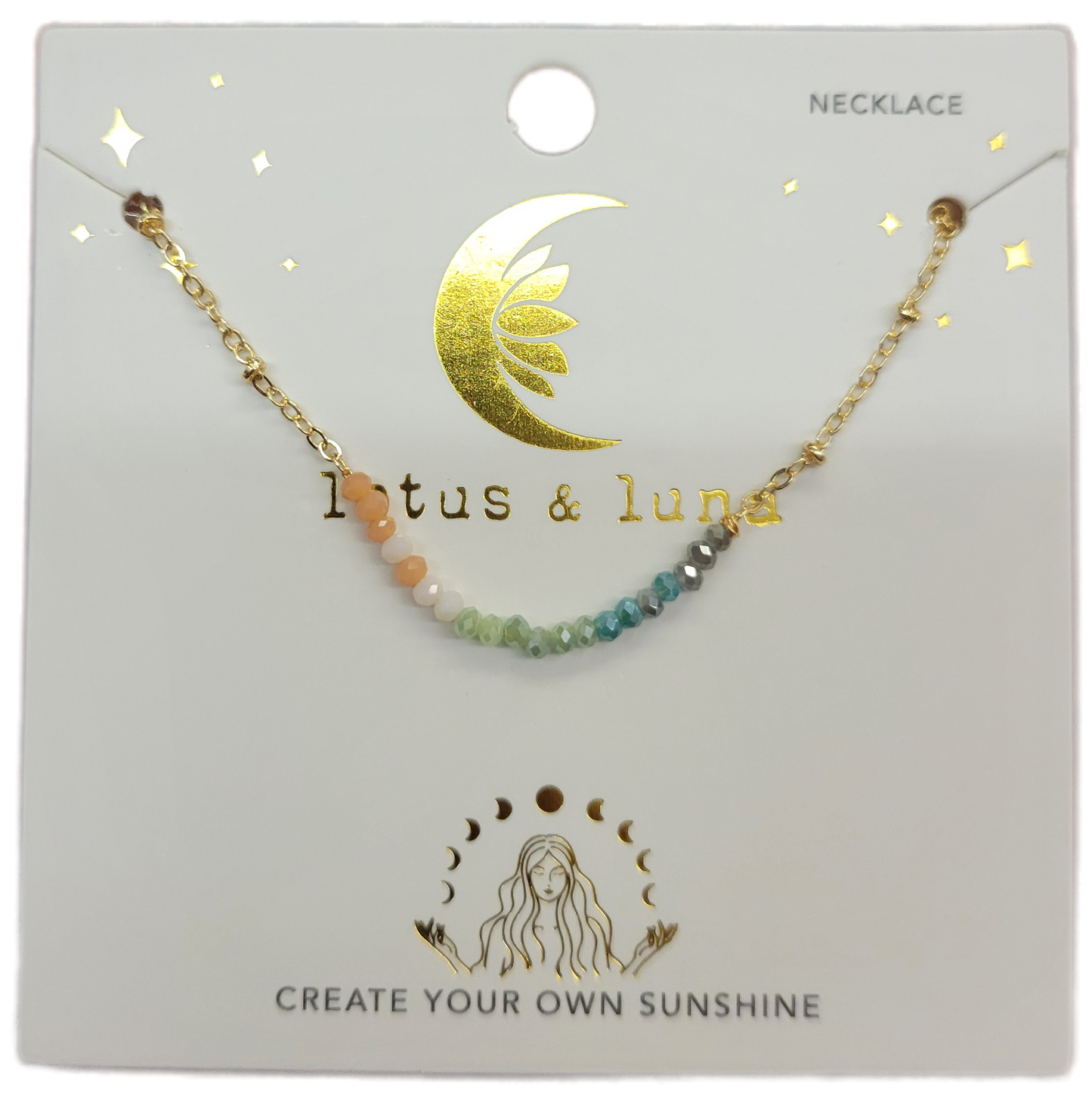 Goddess Crystal Stone Necklace