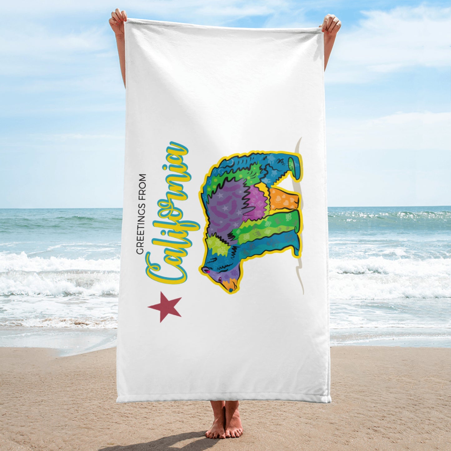 Desert-Themed Beach Towels (30" x 60")