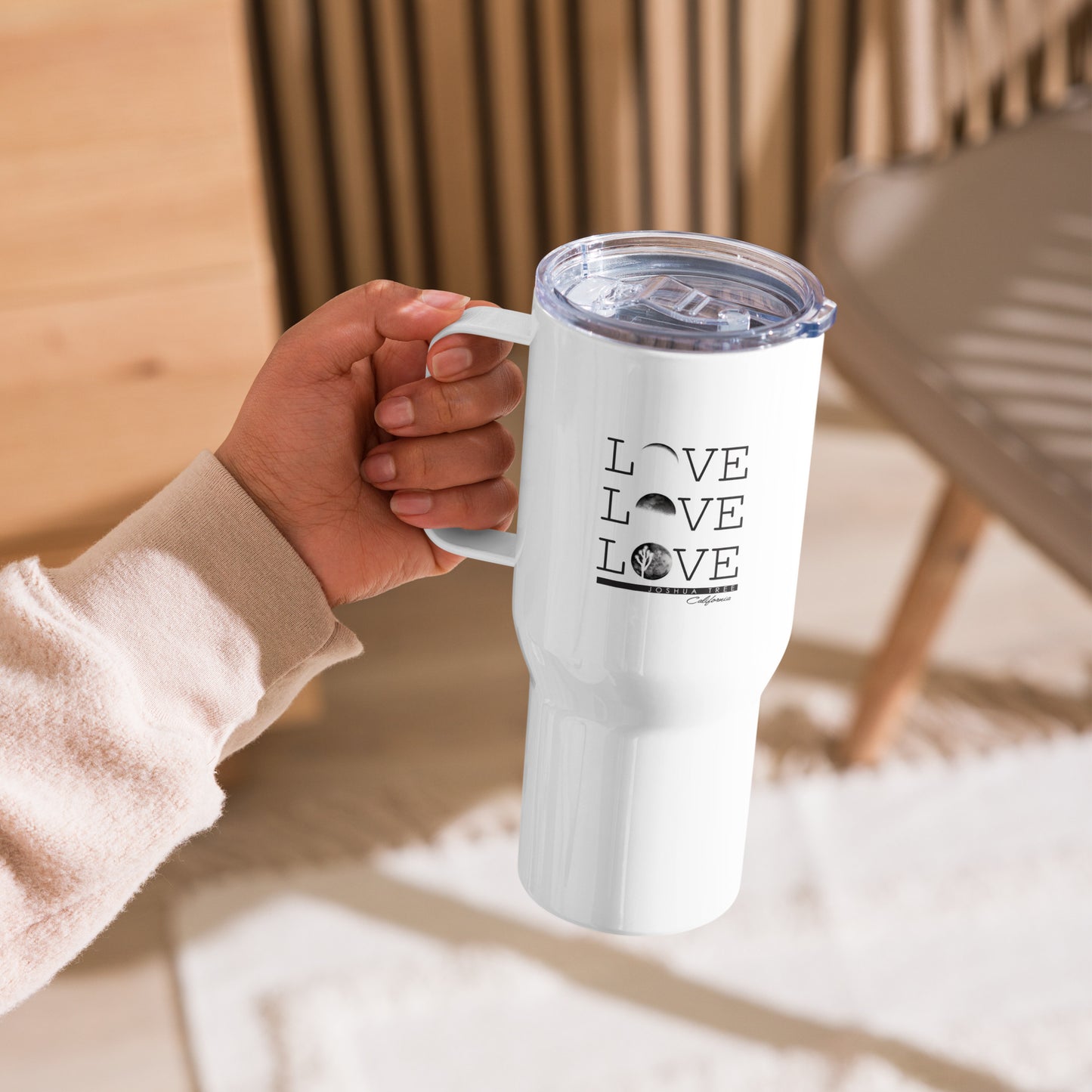 Joshua Tree LOVE Travel Mug with Handle