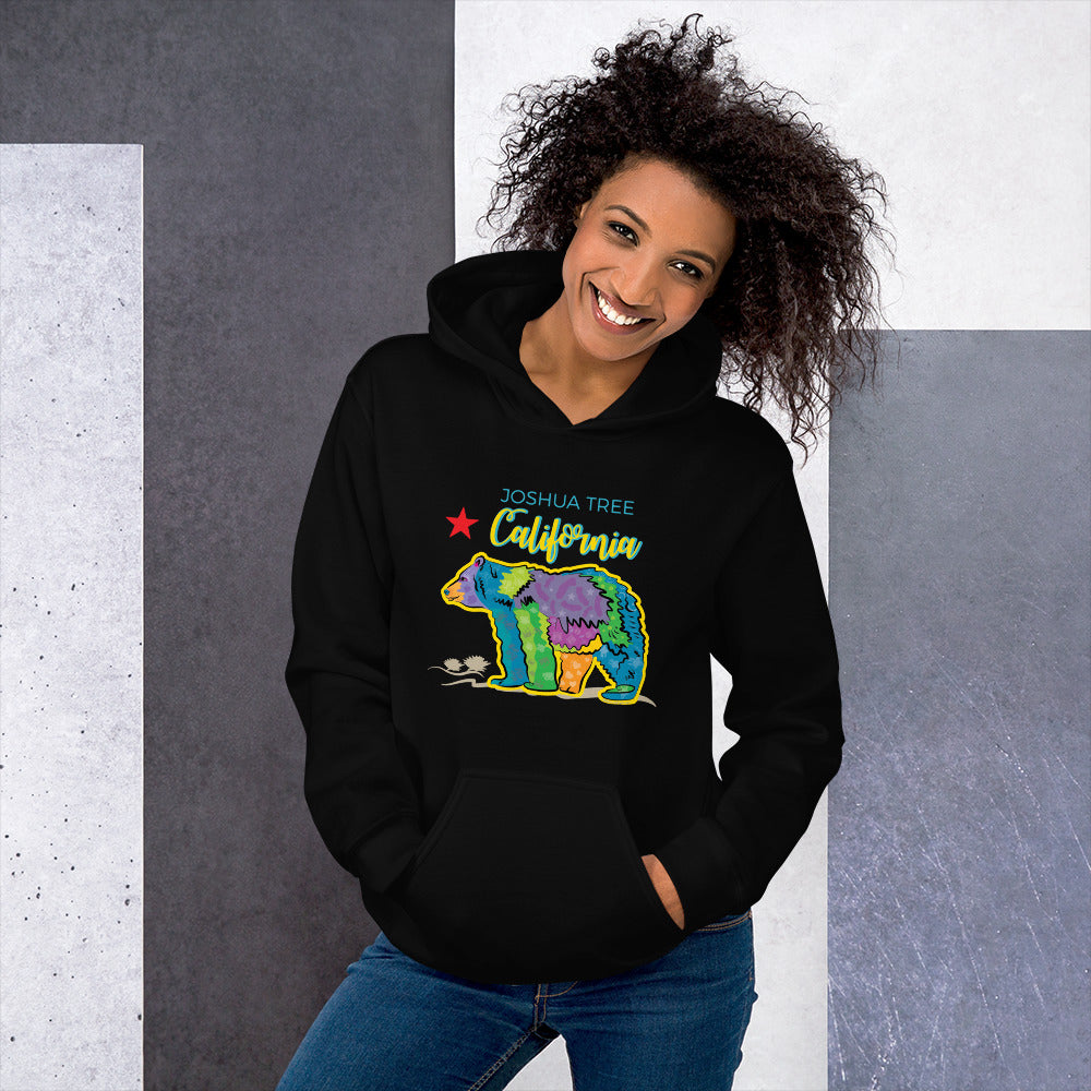 Joshua Tree California Bear Unisex Hoodie (in 6 colors)