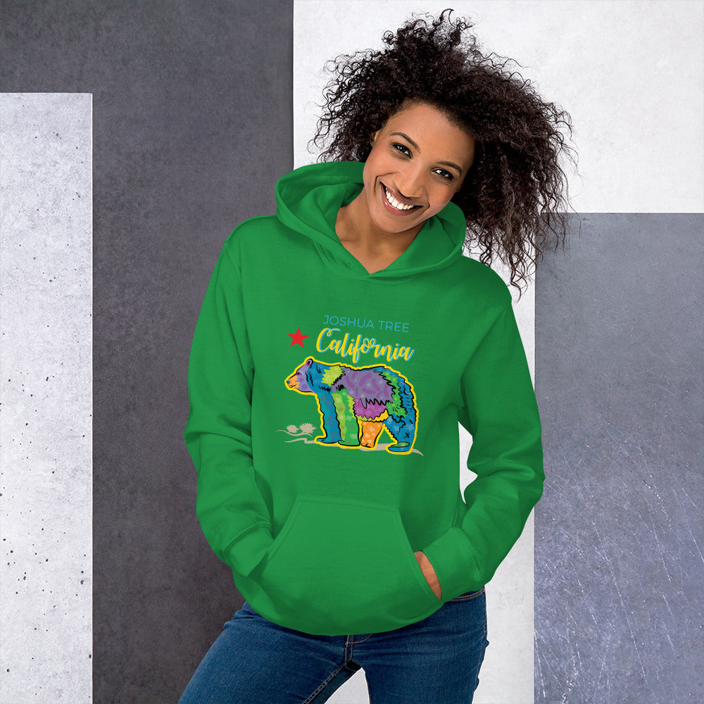 Joshua Tree California Bear Unisex Hoodie (in 6 colors)