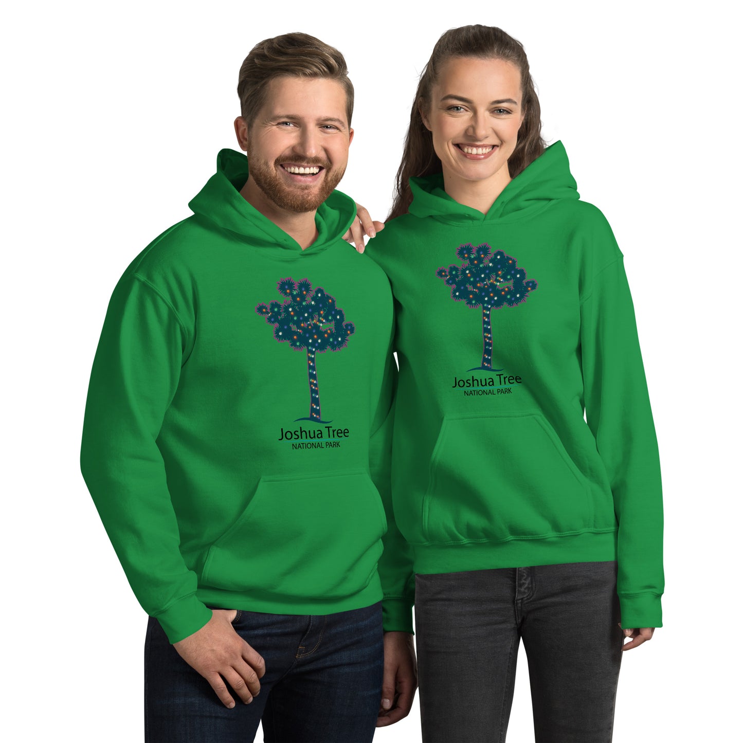 Joshua Tree Holiday Theme Unisex Hoodie (in 4 colors)