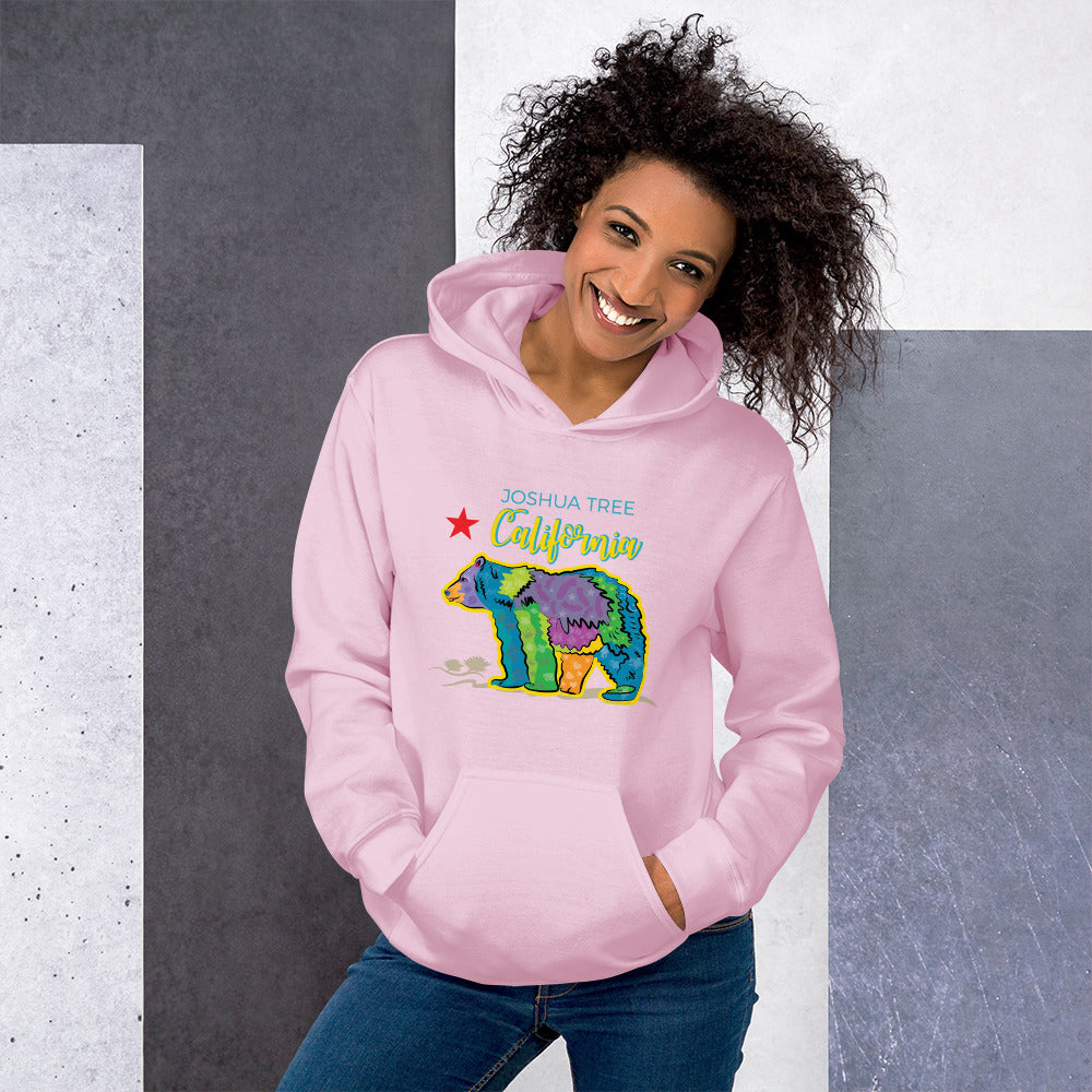 Joshua Tree California Bear Unisex Hoodie (in 6 colors)