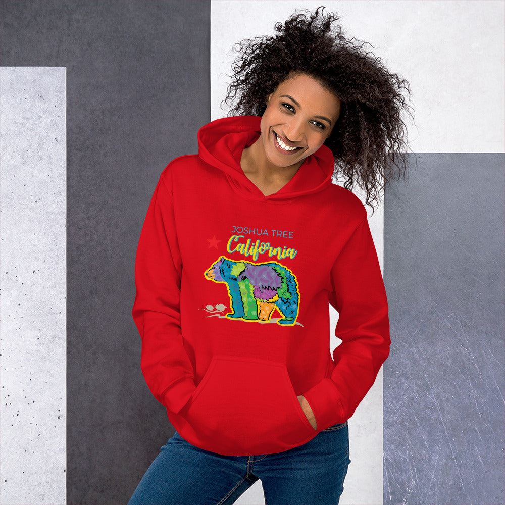 Joshua Tree California Bear Unisex Hoodie (in 6 colors)