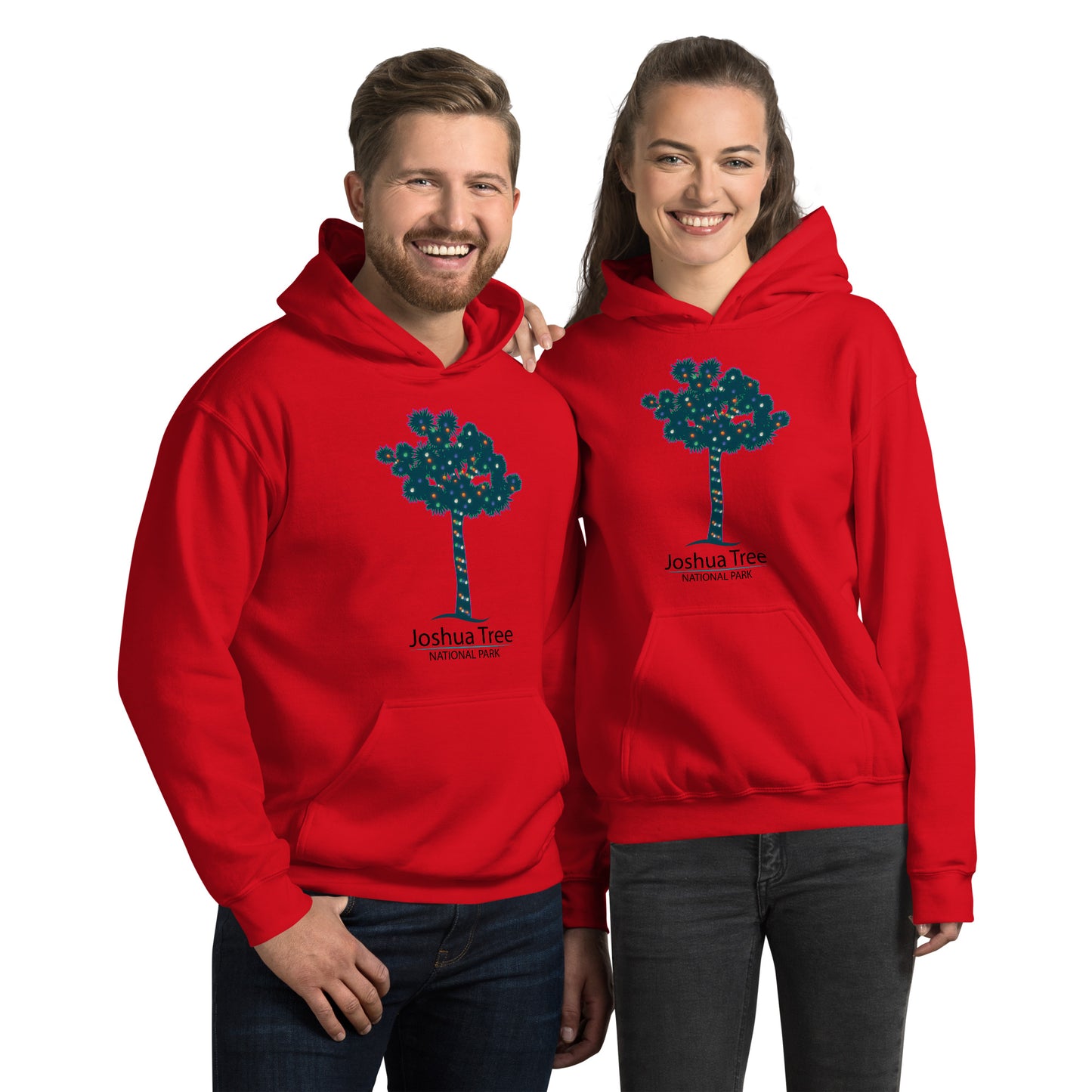 Joshua Tree Holiday Theme Unisex Hoodie (in 4 colors)