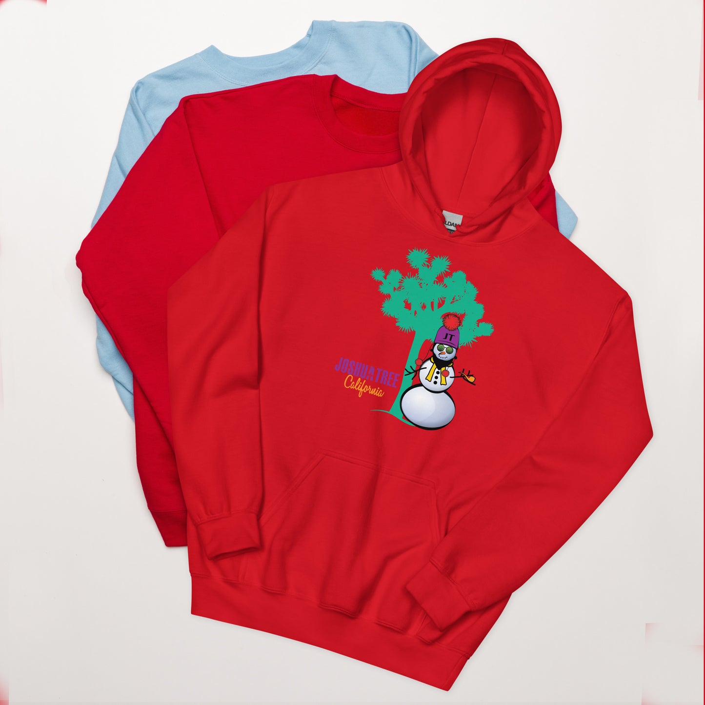 Joshua Tree Snowman Unisex Hoodie (in 6 colors)