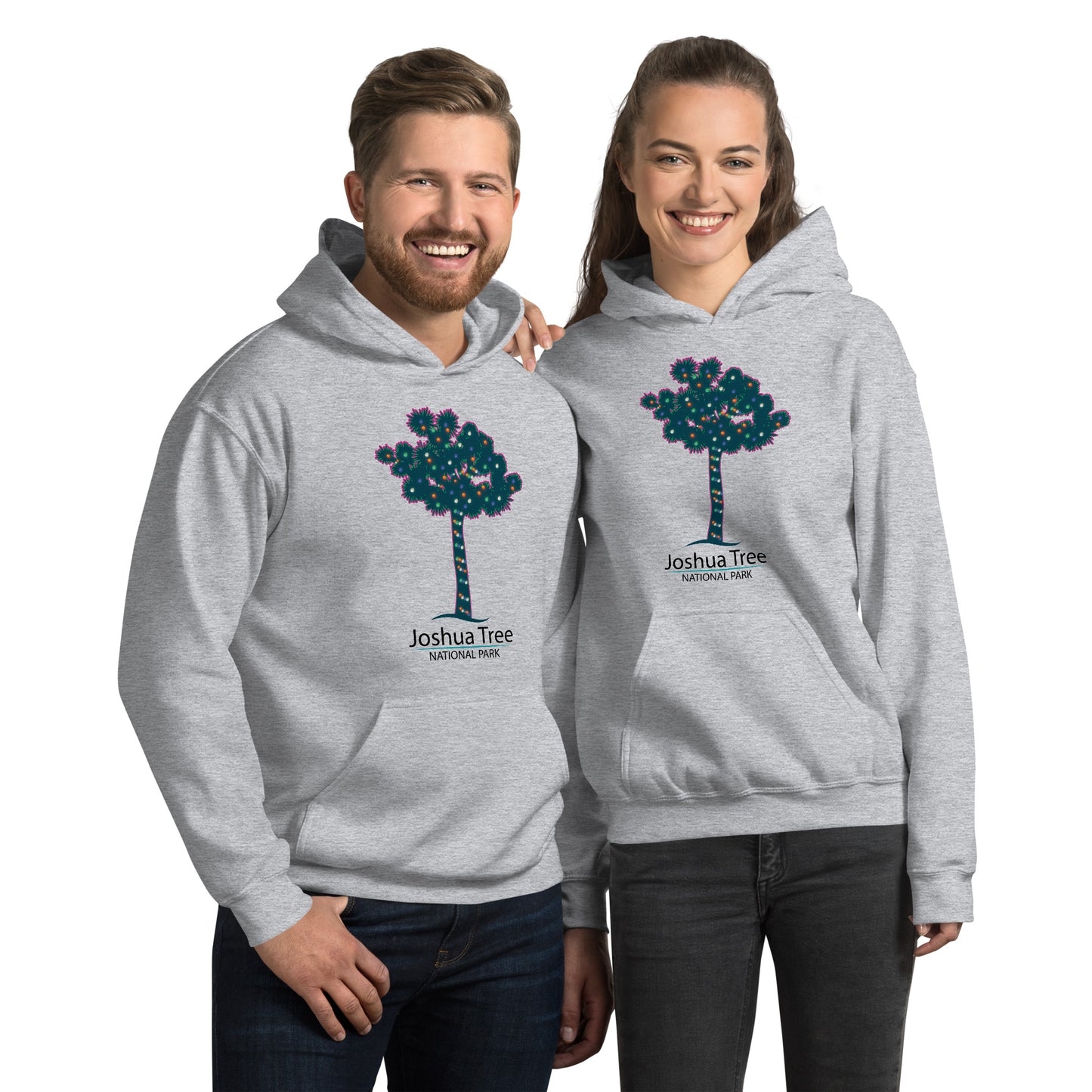 Joshua Tree Holiday Theme Unisex Hoodie (in 4 colors)