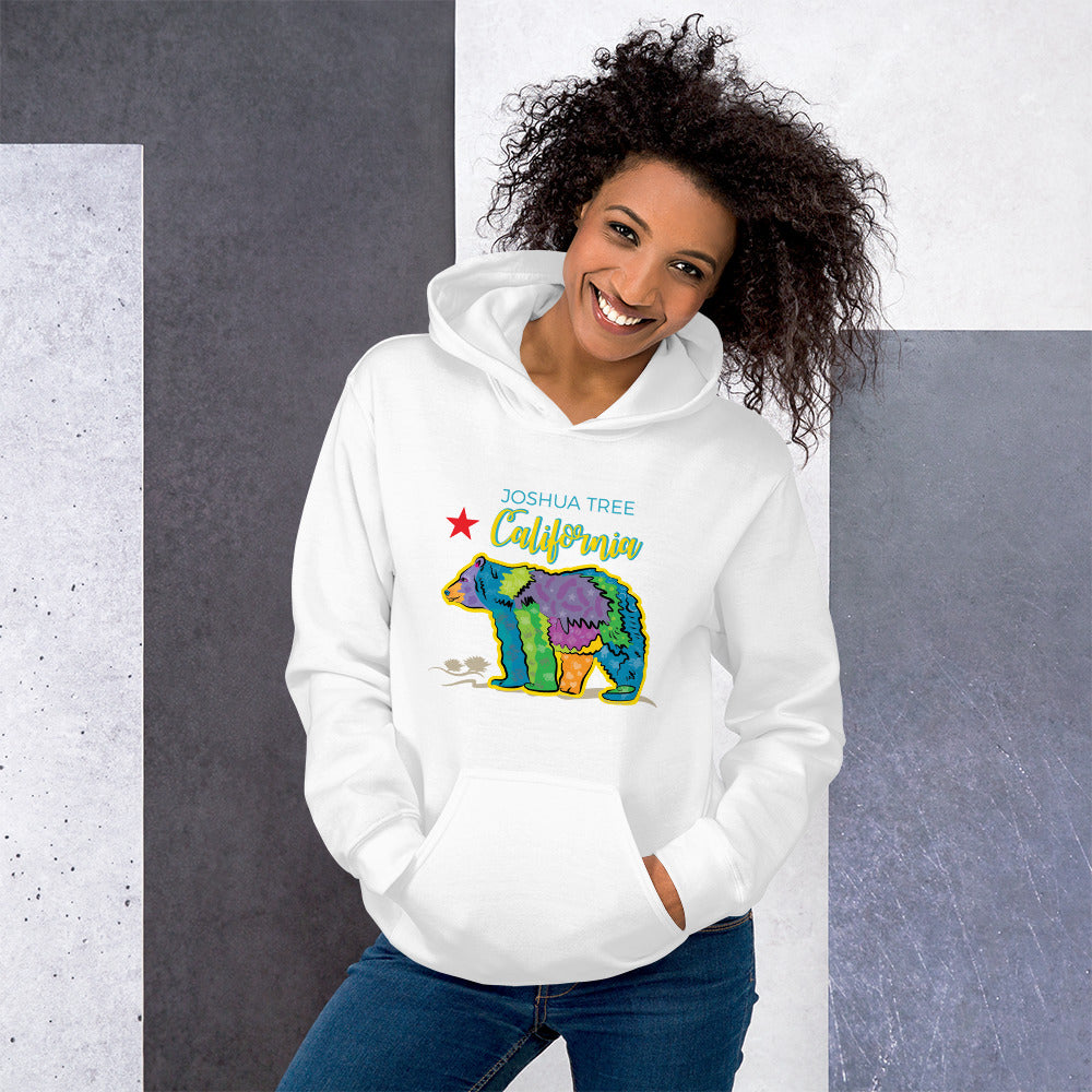 Joshua Tree California Bear Unisex Hoodie (in 6 colors)