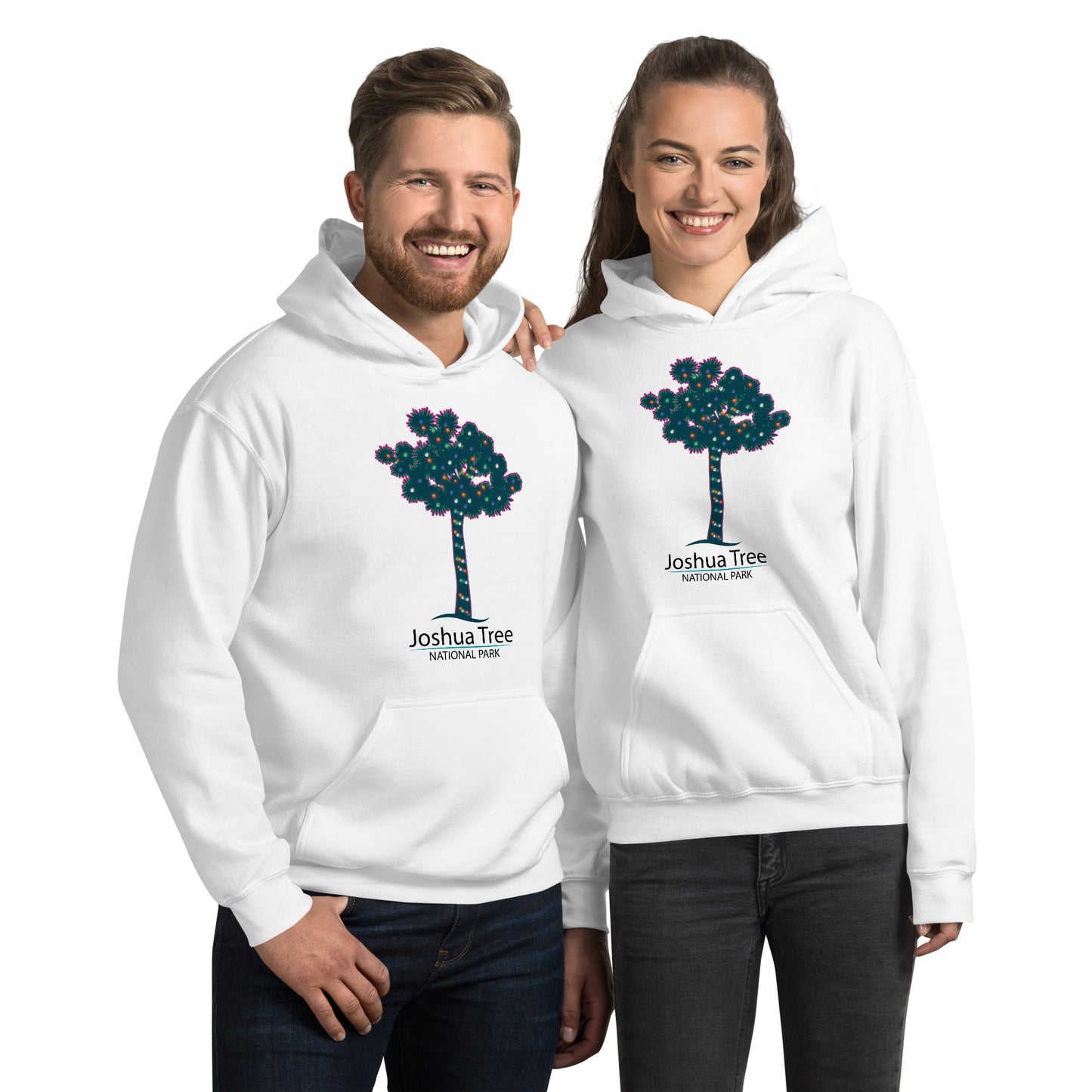 Joshua Tree Holiday Theme Unisex Hoodie (in 4 colors)