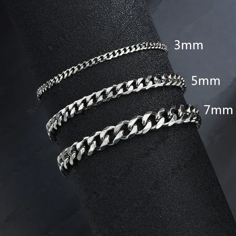 Stainless Steel Unisex Chain Bracelet