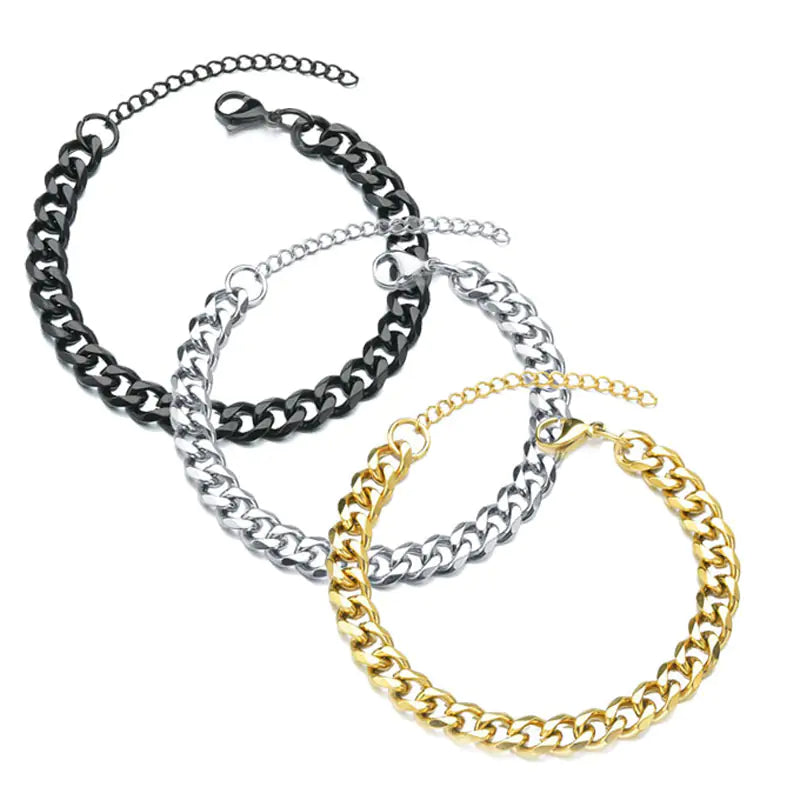 Stainless Steel Unisex Chain Bracelet